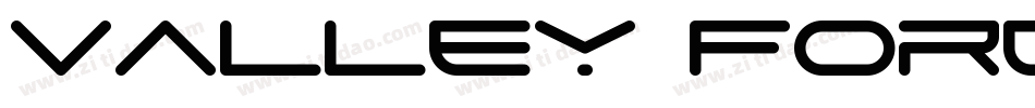 valley forge bold字体转换